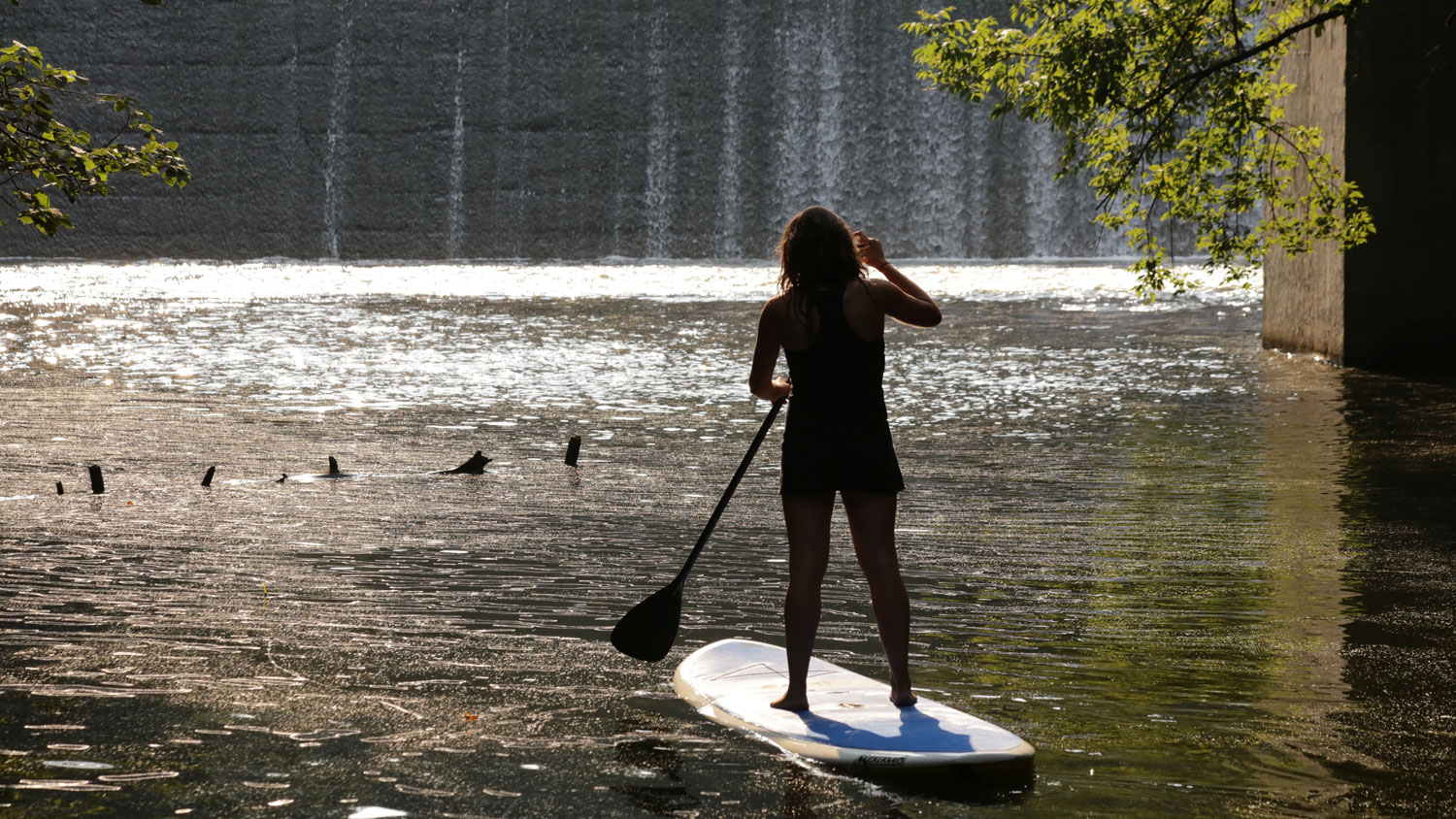 inflatable paddle boards and kayak conversion kit with fiberglass paddle and removable fins
