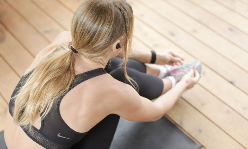 Wearing Wireless Earbuds While Working Out