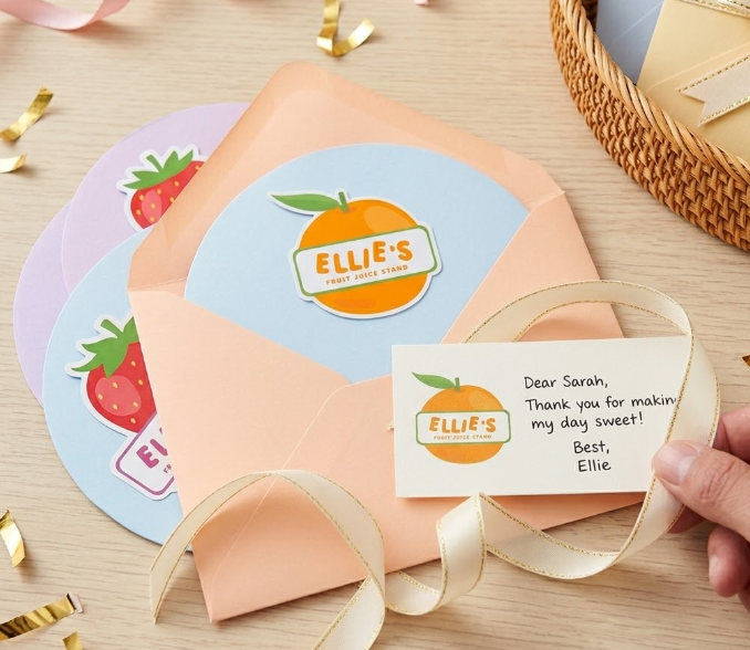 Custom Magnets or Buttons Favor Envelopes