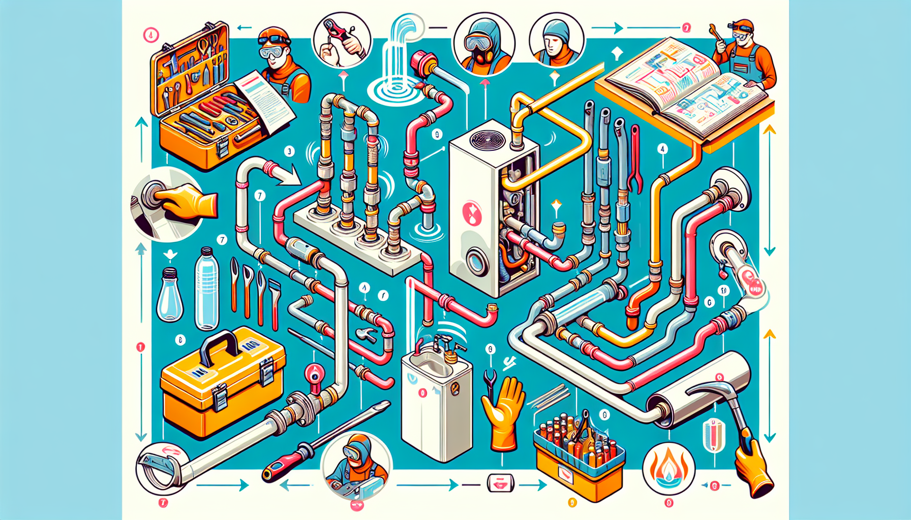 A step-by-step guide to hot water system installation.