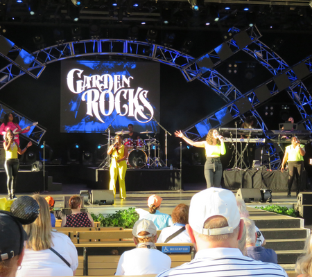 Garden Rocks Performers on stage at the Flower and Garden festival in Epcot