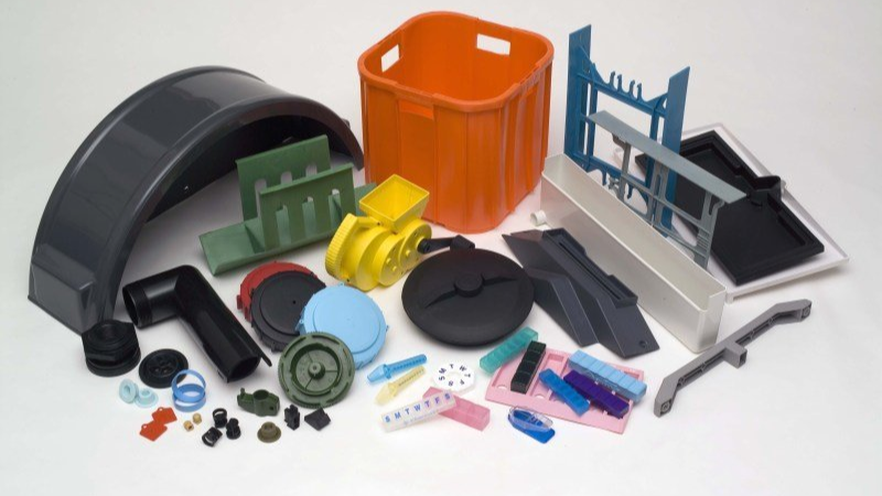 Injection molded plastic parts