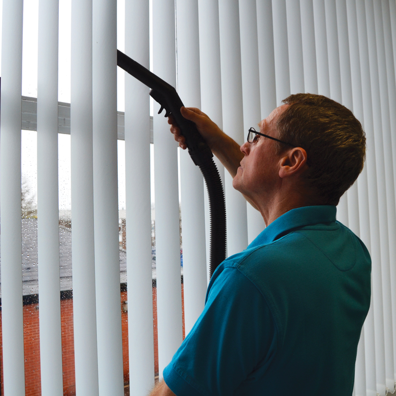 Before washing vertical blinds, dust them using a soft cloth, or feather duster, or a brush attachment on your vacuum