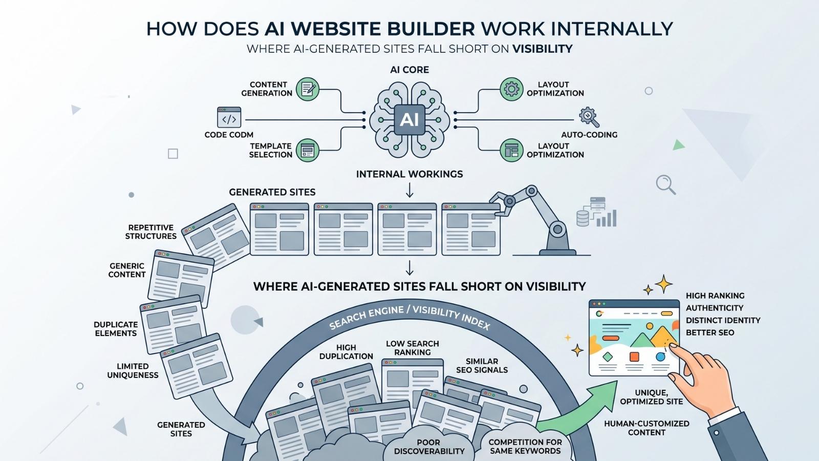 Where AI-Generated Sites Fall Short on Visibility
