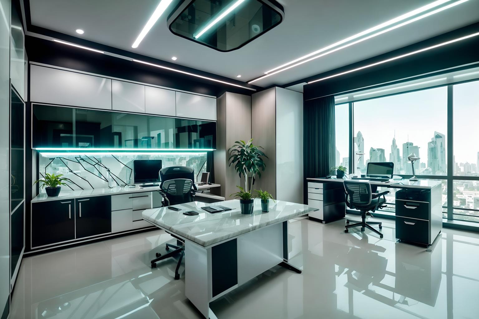 Biuro w otwartej przestrzeni