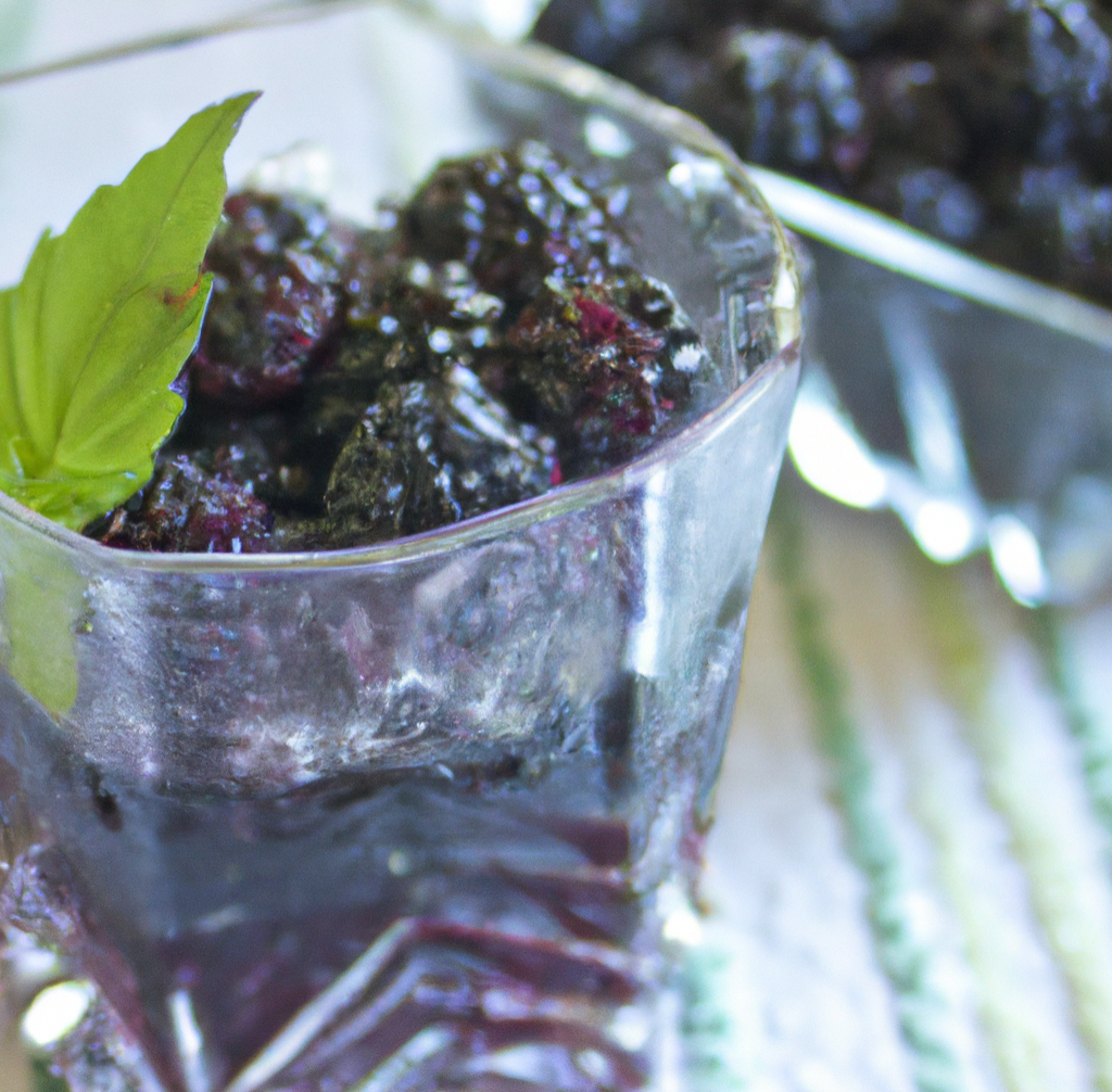 Muddled Blackberries, Blackberry Old Fashioned