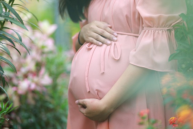 enceinte, femme, ventre