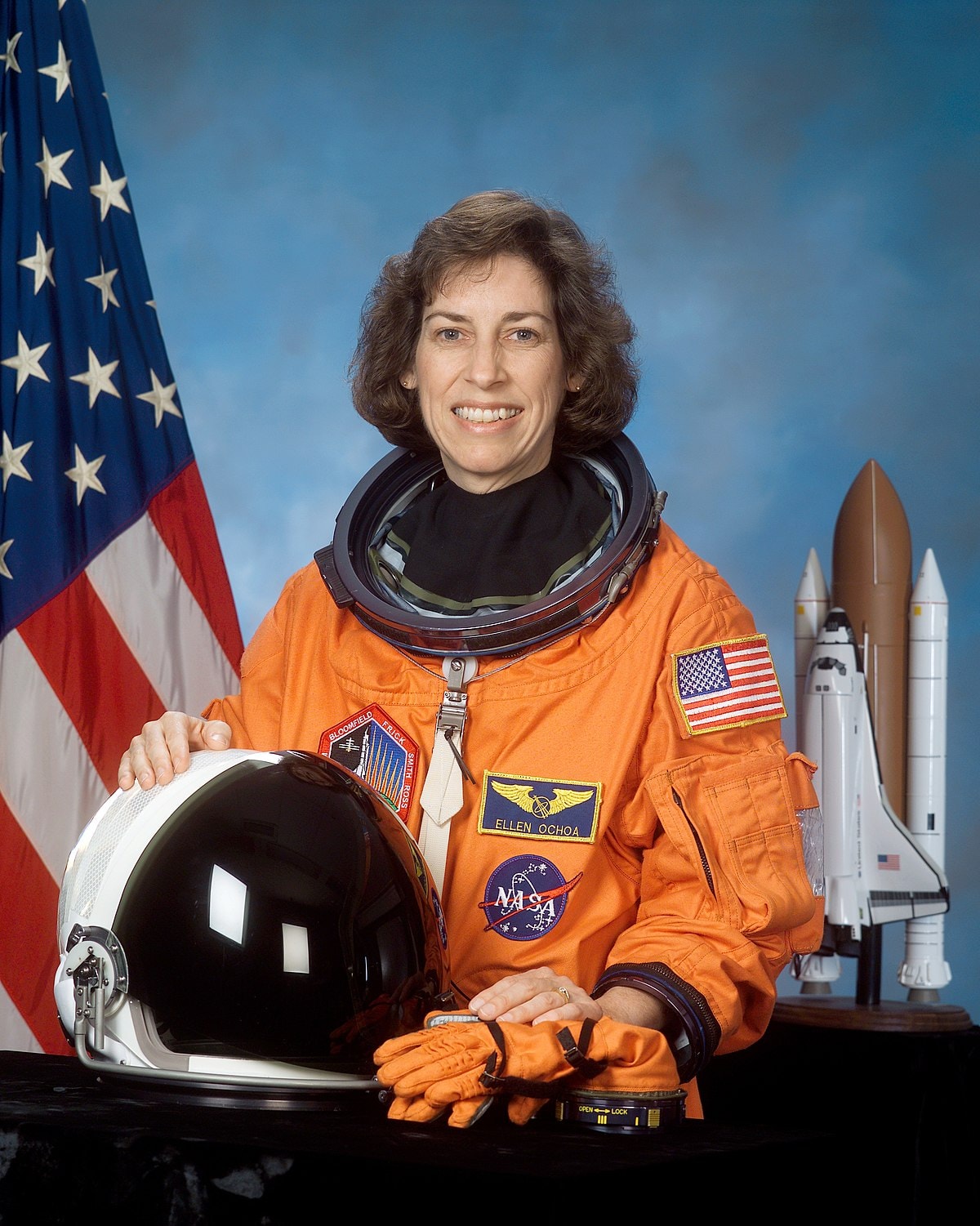 Dr. Ellen Ochoa, first Latina astronaut. 