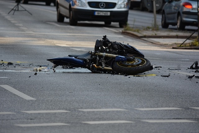 motorcycle, accident, road, traffic, danger