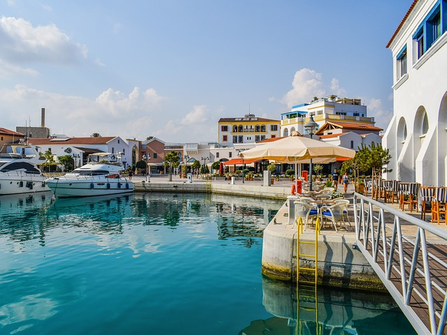 Luxury villa along Limassol marina
