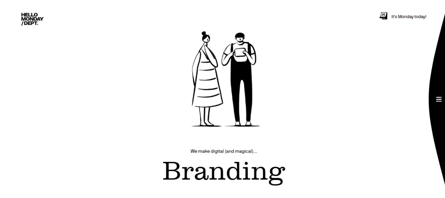Hello Monday – Best Web Agency Site for Creative Storytelling