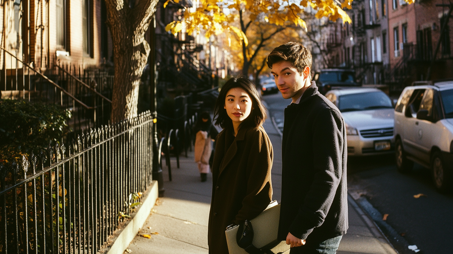 Couple in Brooklyn beginning their first couples therapy session at Loving at Your Best
