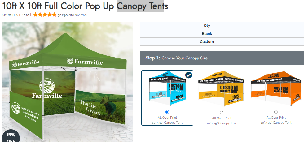 tent frames and custom tent