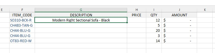 The VLOOKUP function returns the matching value. 
