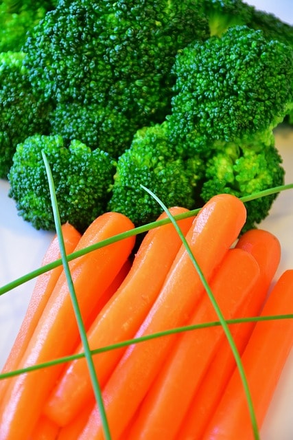 beets, broccoli, yellow beets