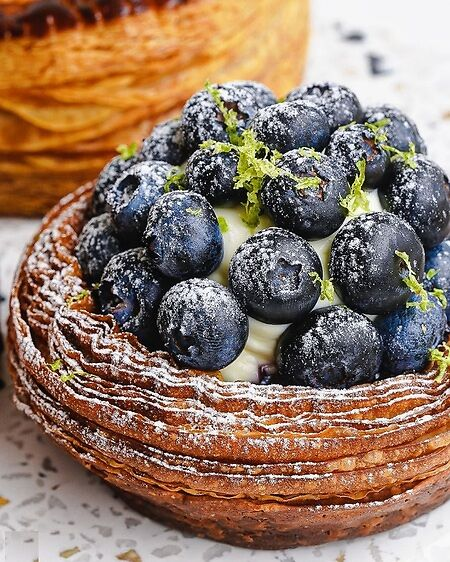 Blueberry tart