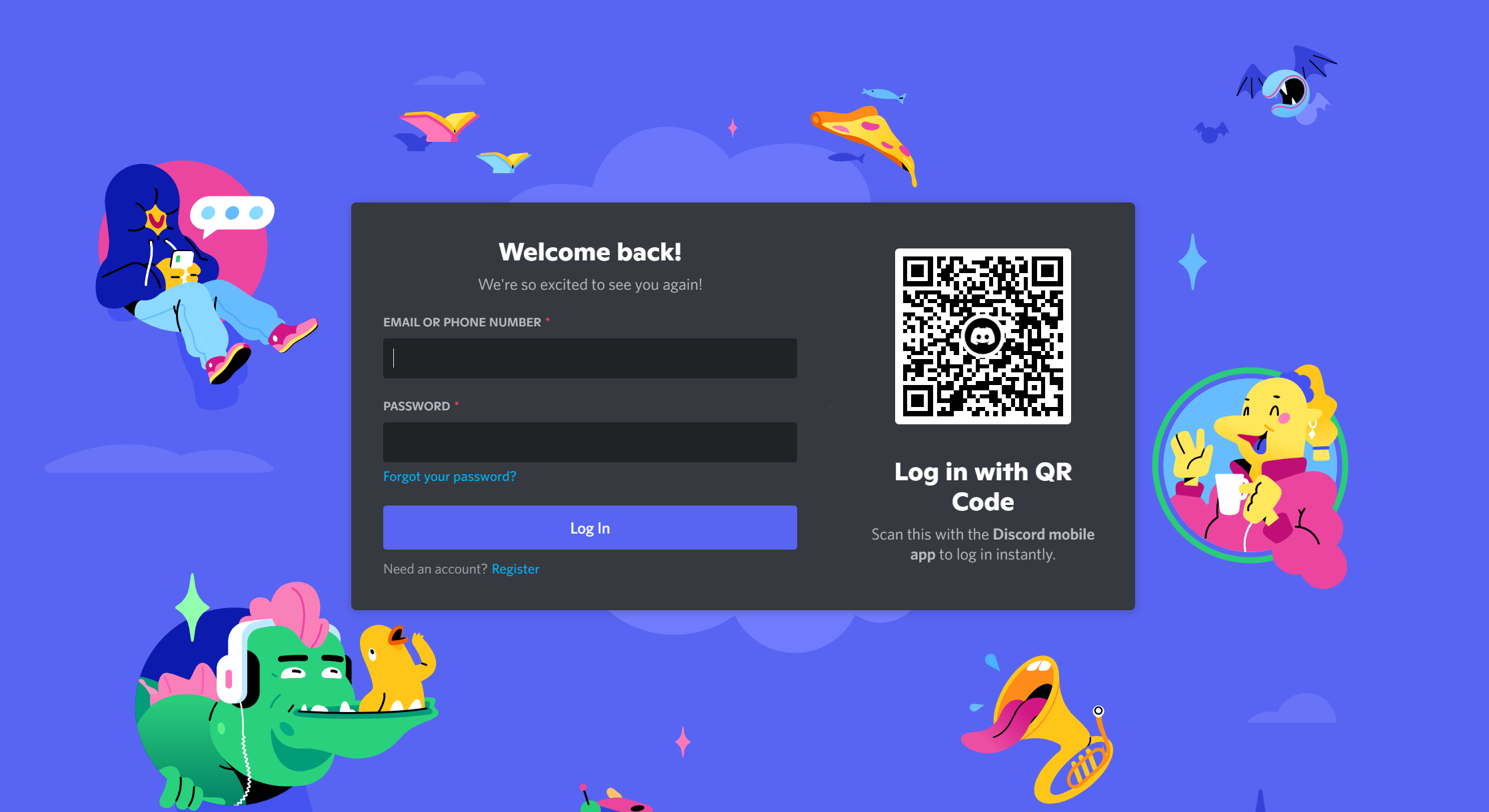 Discord Login Page