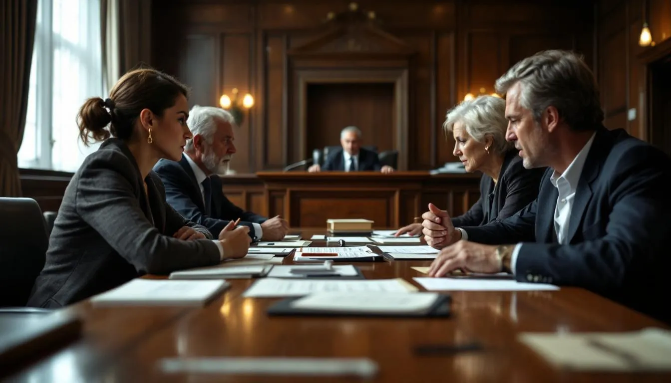 Processo de partilha de bens no direito das sucessões.