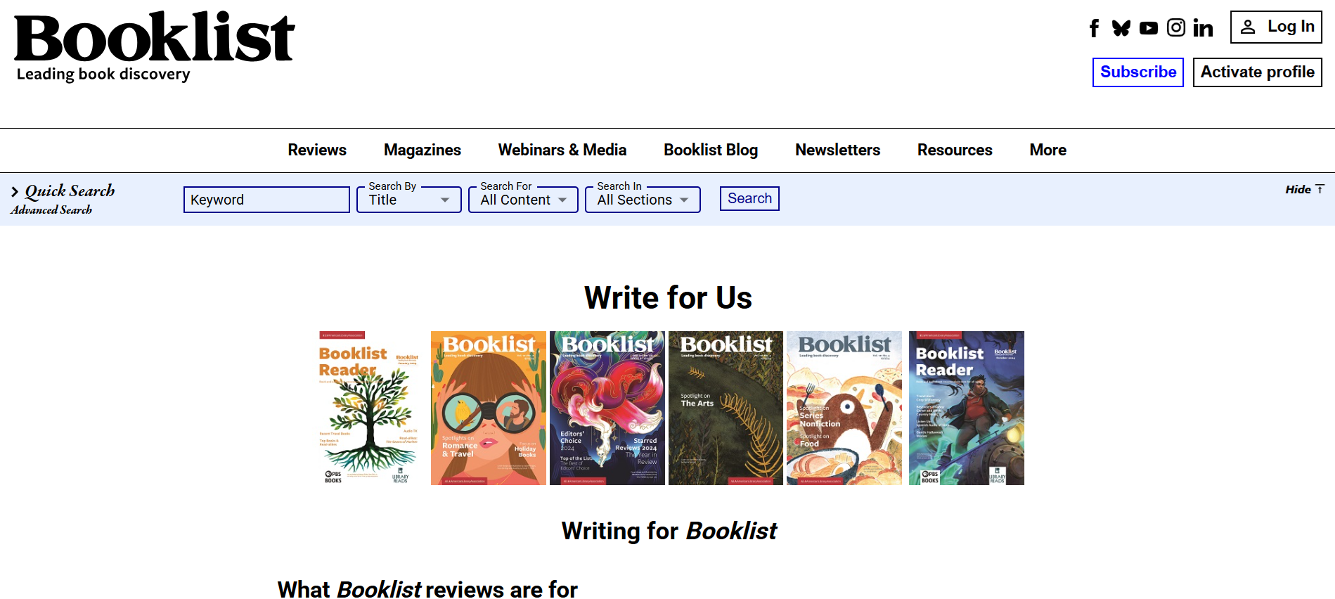 Booklist