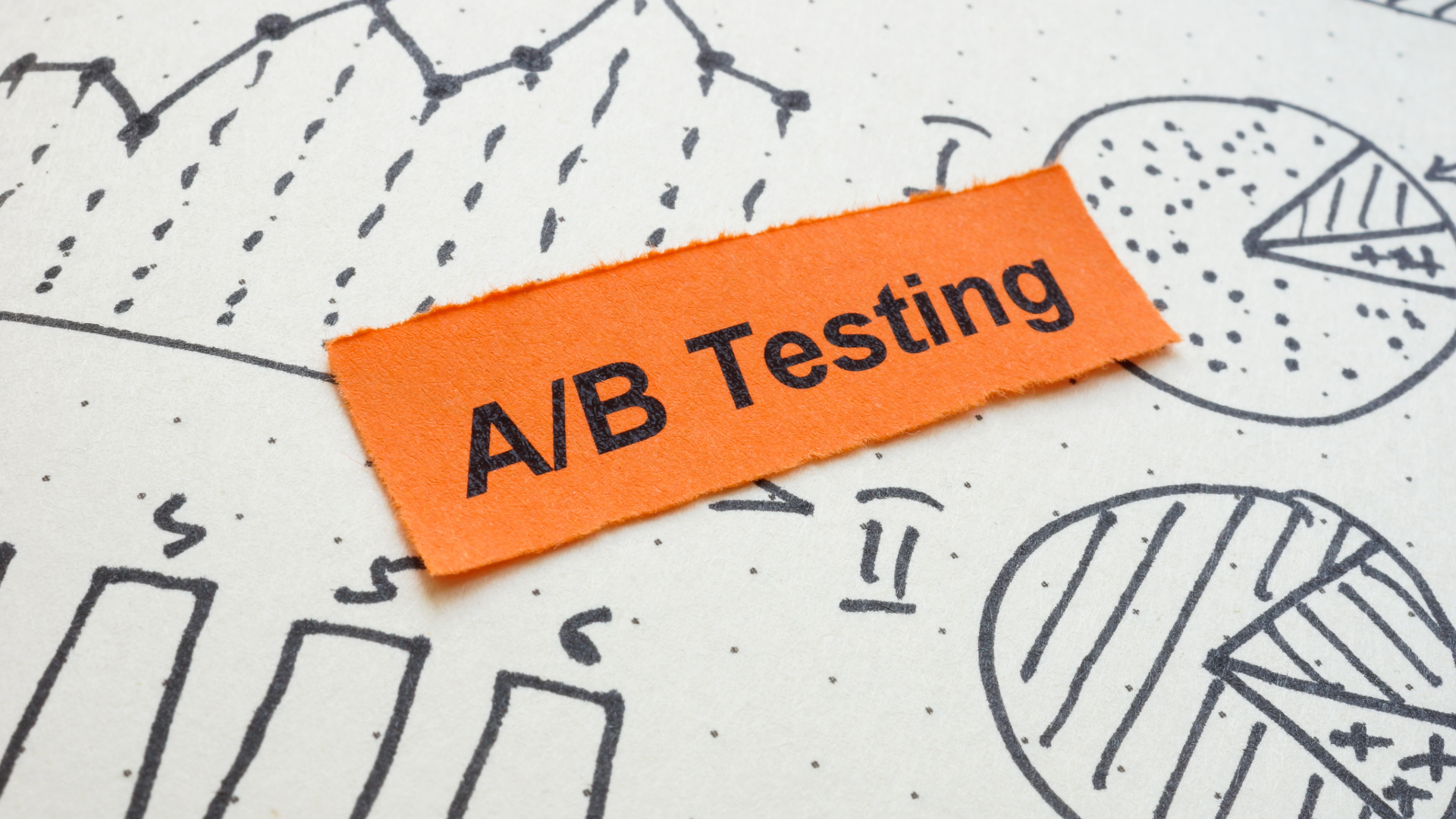 A digital marketing dashboard showing A/B testing results with two different value propositions being compared