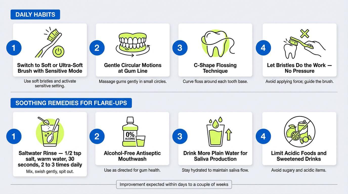 Home Care: What You Can Do Right Now for Sensitive Gums