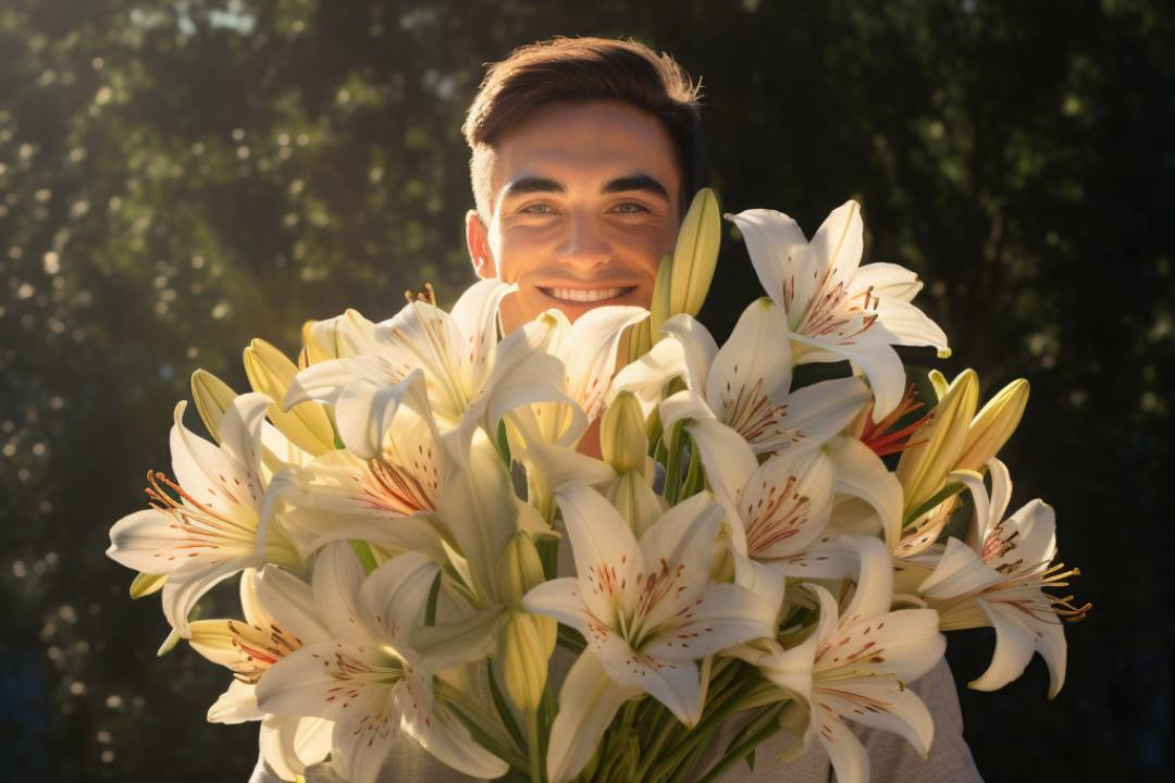 Types of lilies like the easter lily, trumpet lilies, asiatic lilies and madonna lily - Flower Guy