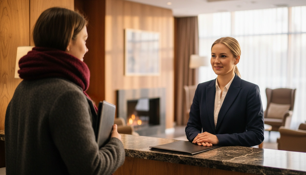 Hotel proof consistency test in visa applications