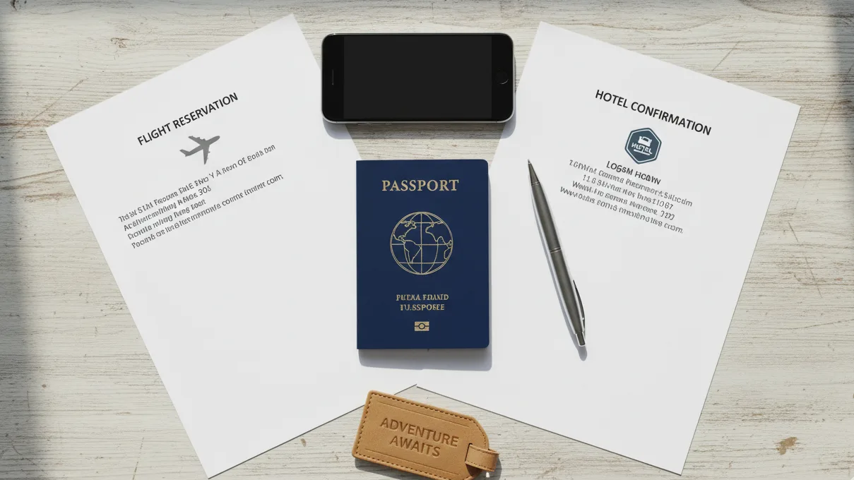 Indian traveler using dummy ticket for visa application success