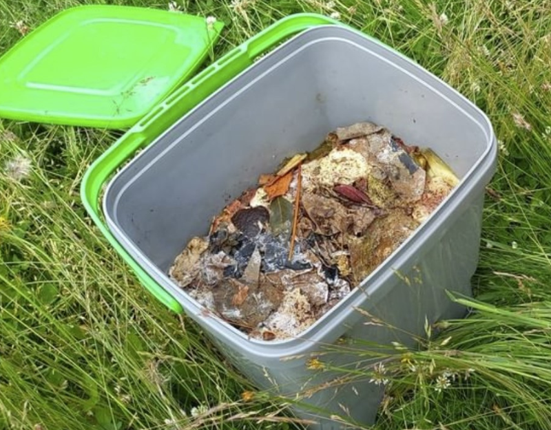 pickled bokashi compost