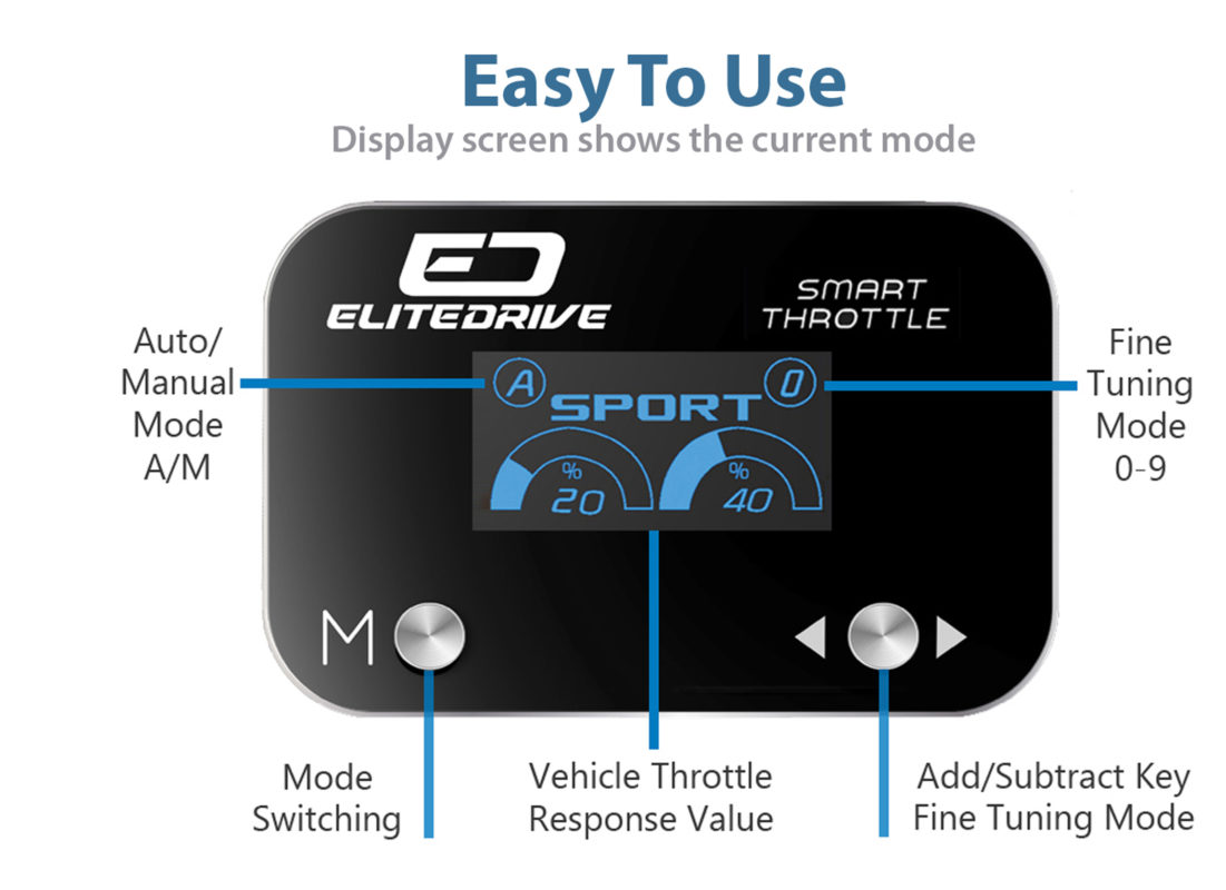 elite drive throttle controller power module 4x4 suv 4wd sedan petrol diesel