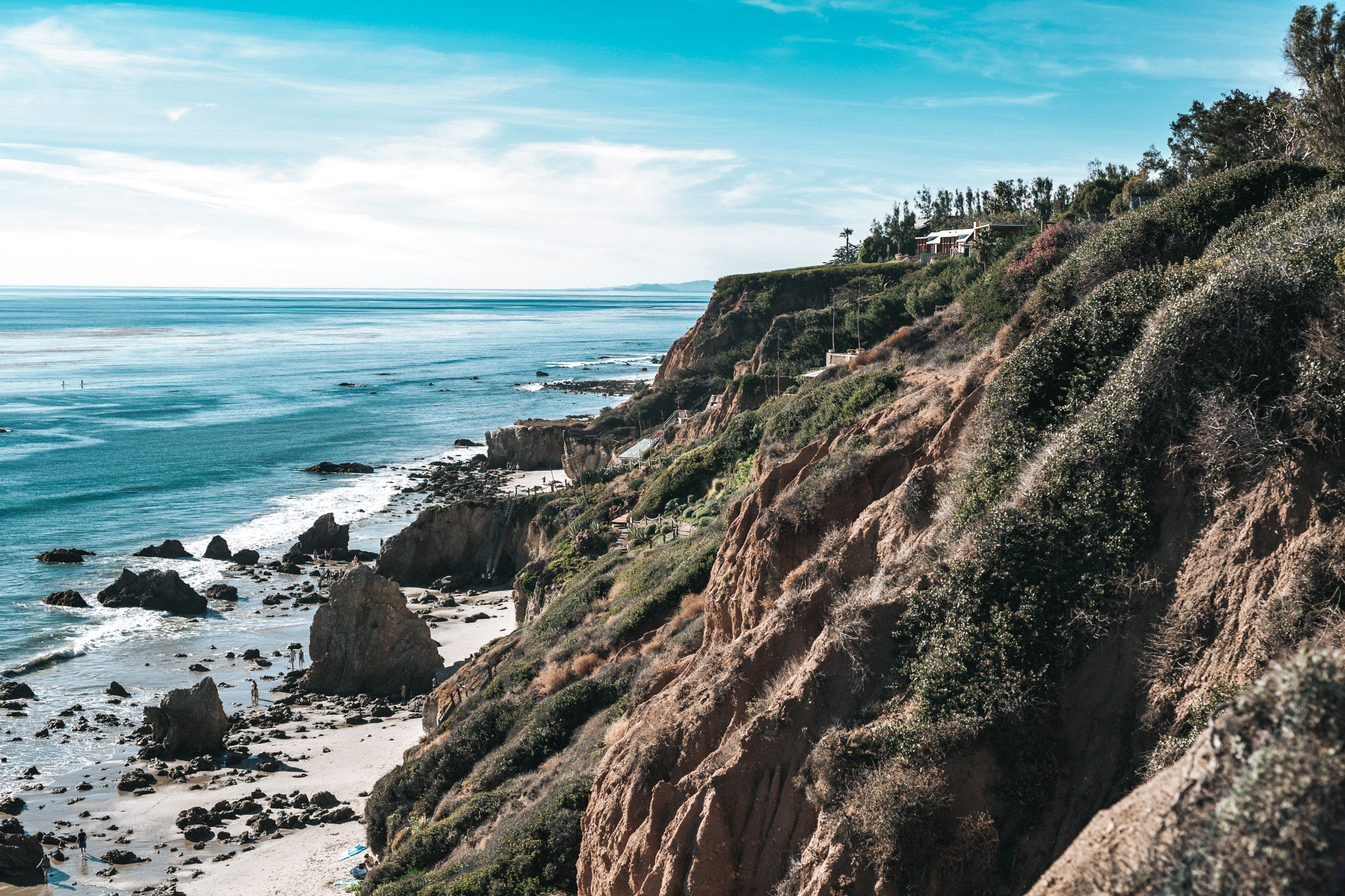 Aerial view of El Matador Beach in Malibu, CA. Photo by Tyler Nix