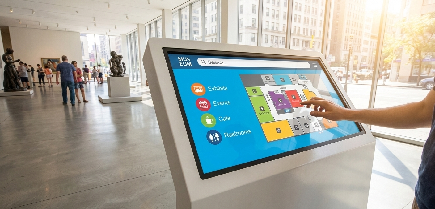 interactive informational digital signage                                                                                                                                                                                             real time data 0/2–7 waiting areas 0/1–3 gate changes hospital visits   interactive experience      physical signage   wall mounted displays wall mounted displays wall mounted displays    digital wayfinding signage wayfinding signage wayfinding signage wayfinding signage wayfinding signage wayfinding signage wayfinding signage 