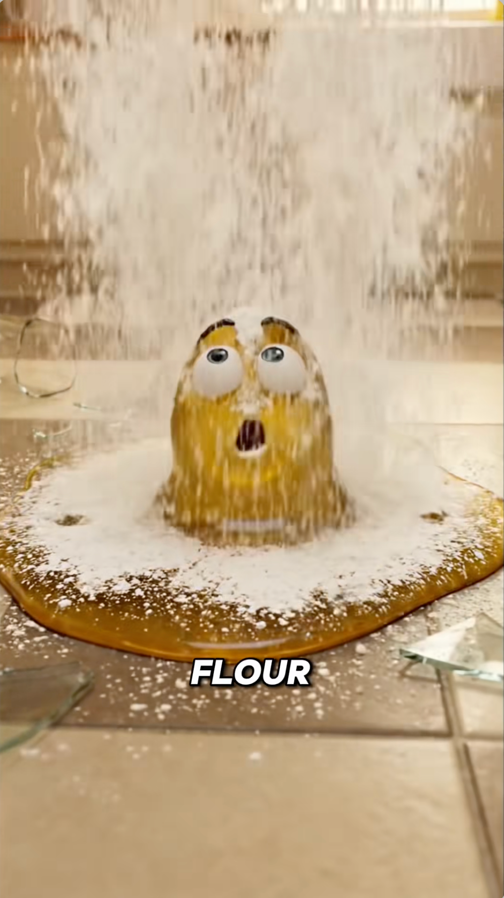 viral ai life hack remove oil spill using flour