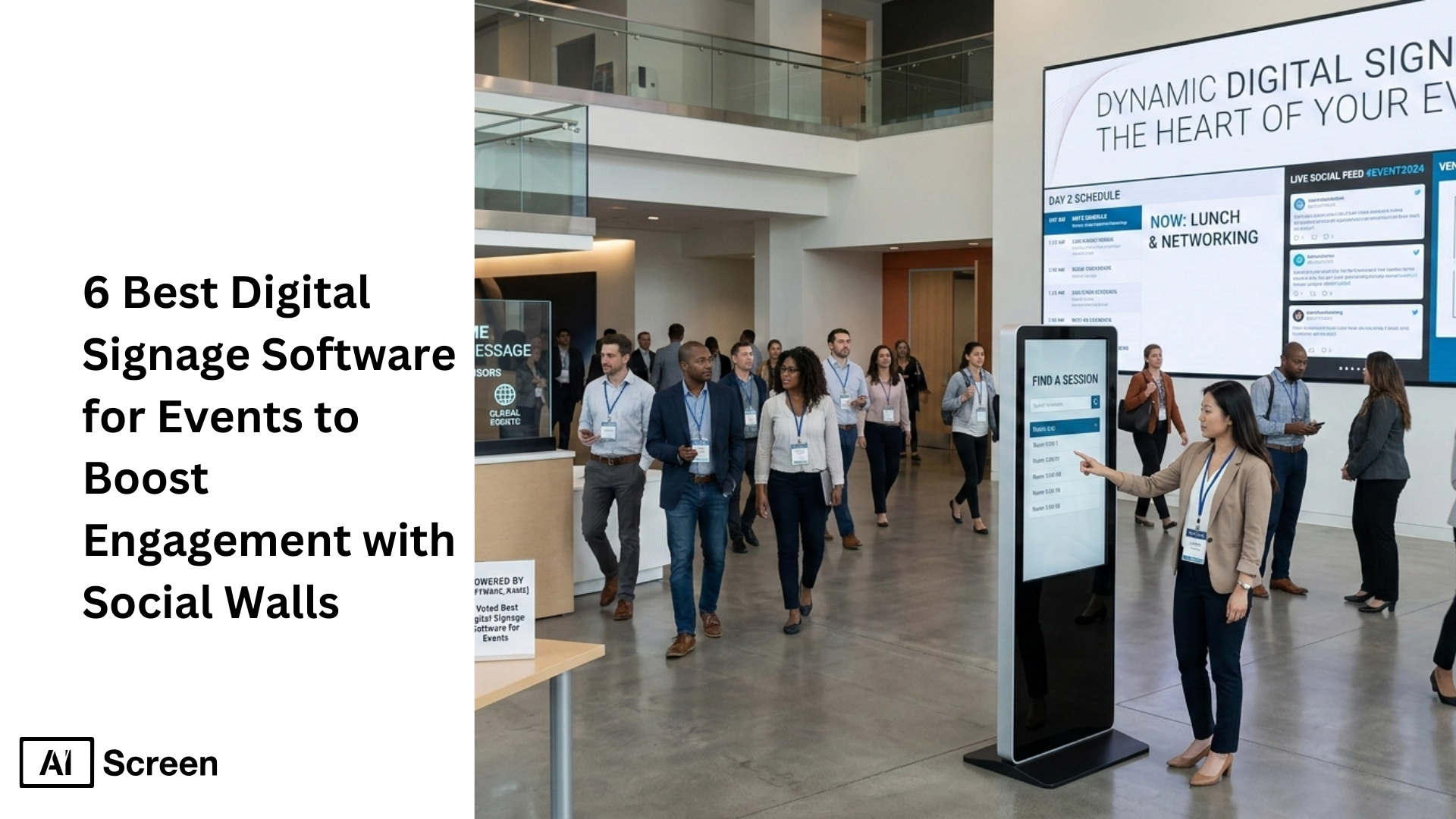 6 Best Digital Signage Software Providers for Events 1 top event digital signage software 2026