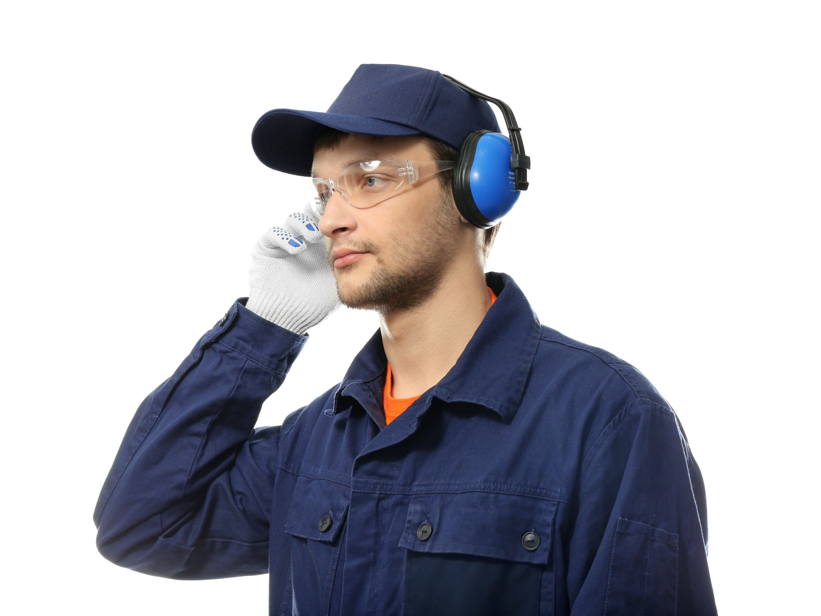 safety ear protection - hearing protection - earmuffs - earplugs