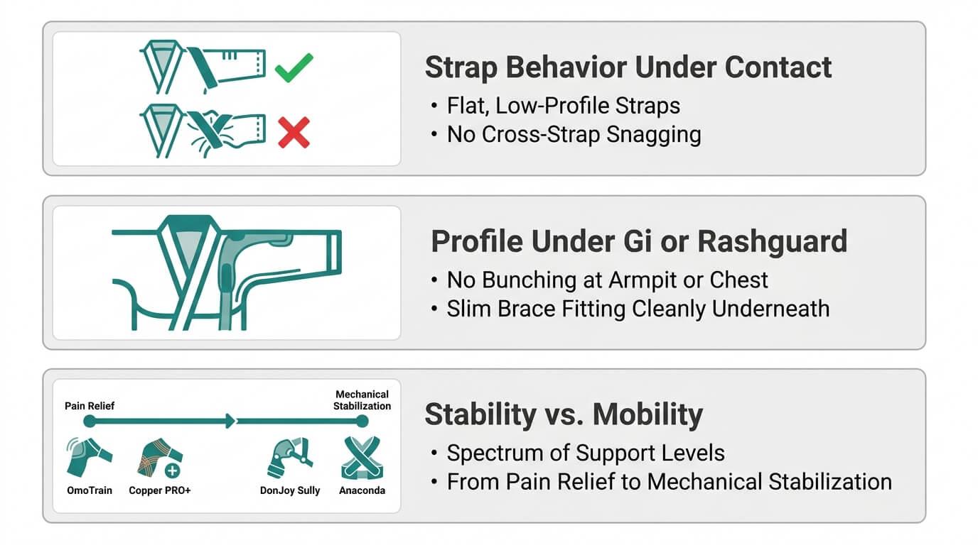 Choosing the Right Shoulder Brace for Grappling