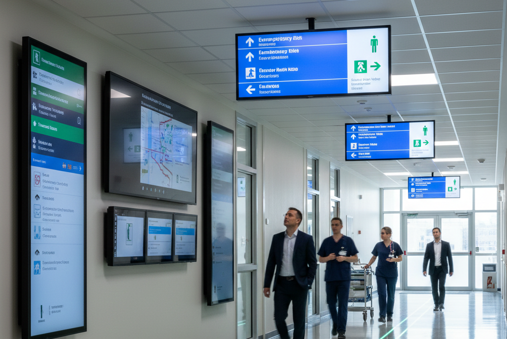 What Are the Best Building Signage Ideas for the Workplace? 3 photoluminescent path markings