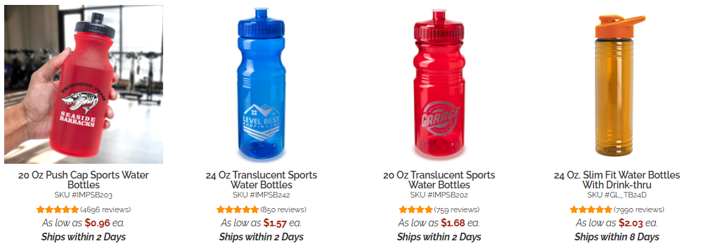 Branded Water Bottles 