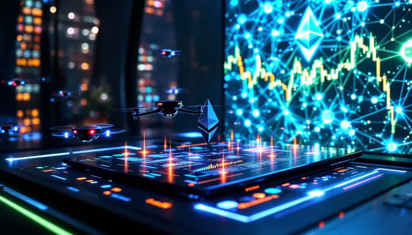A conceptual image representing the future of Ethereum futures trading.