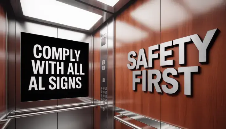 What are the Elevator Signage Requirements? 9 comply with all elevator signs requirements