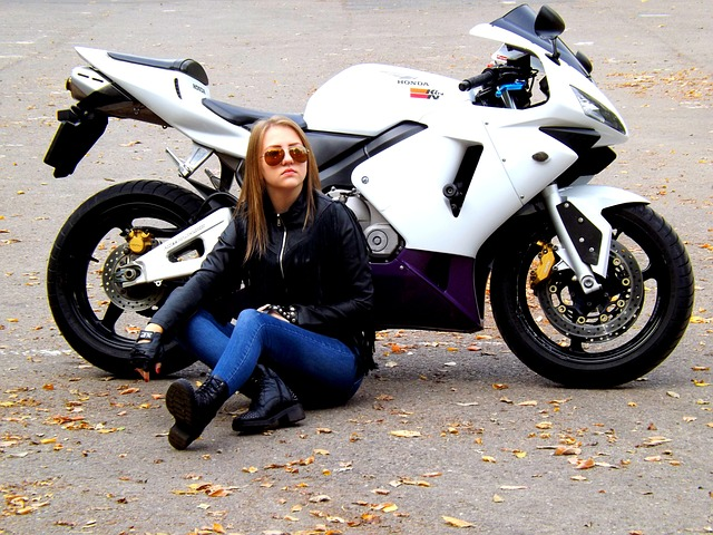 face, motorcycle, leather jacket