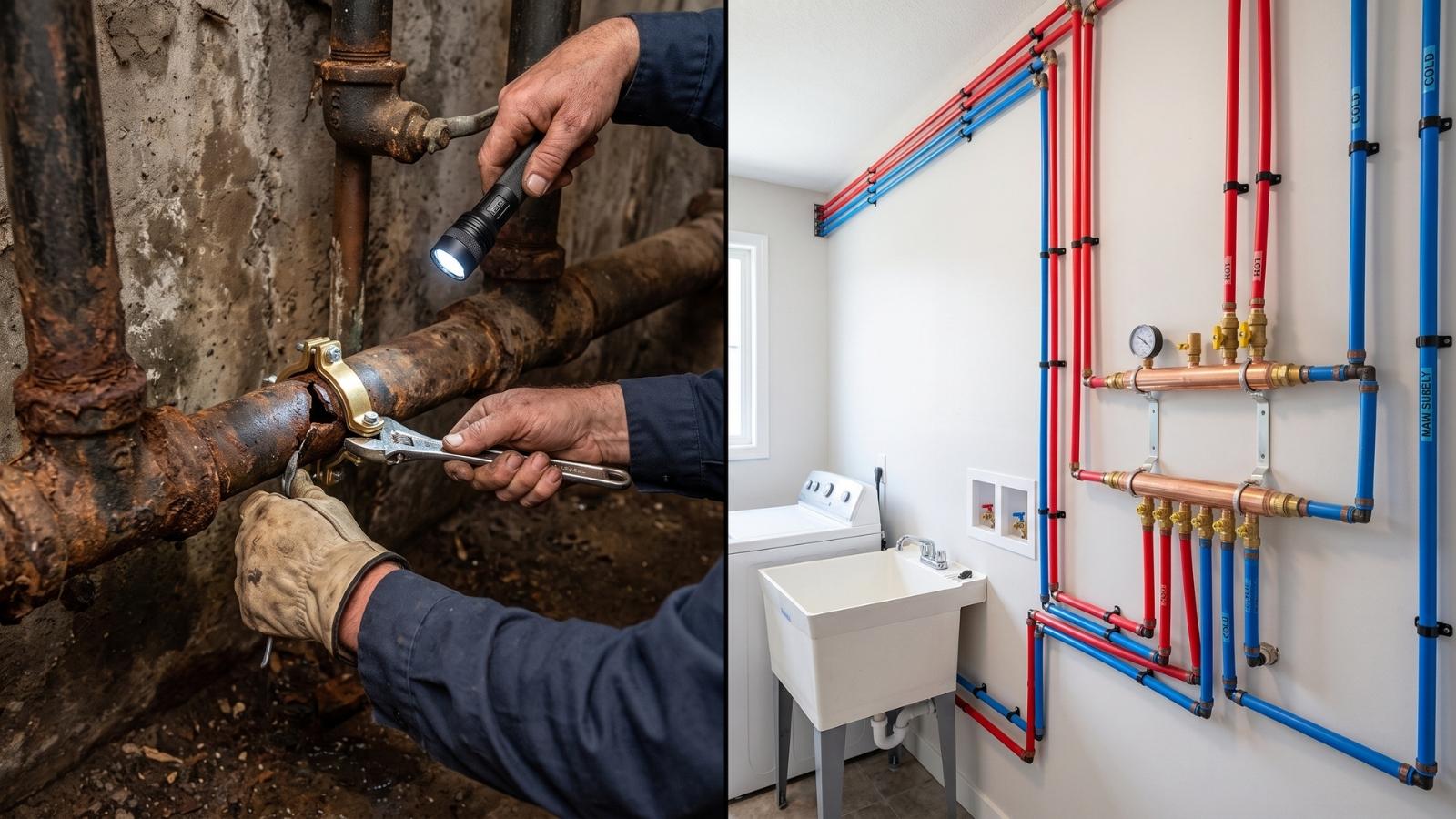 leaky pipes and pinhole leaks