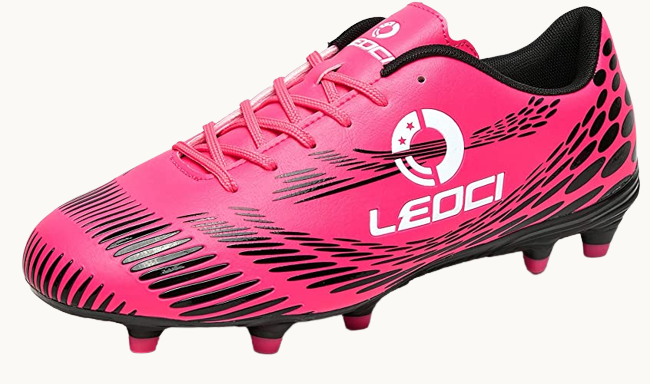 LEOCI Men's Women's Firm Ground Soccer Cleats