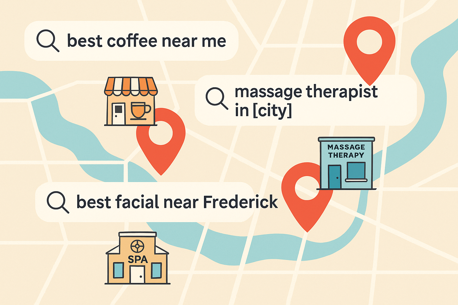 Google Maps results from Local SEO