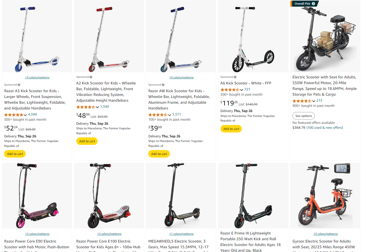 Electric scooters have seen a surge in popularity as a convenient and eco-friendly mode of transportation. The global electric scooter market is expected to reach $41.98 billion by 2030, making it a profitable dropshipping product.