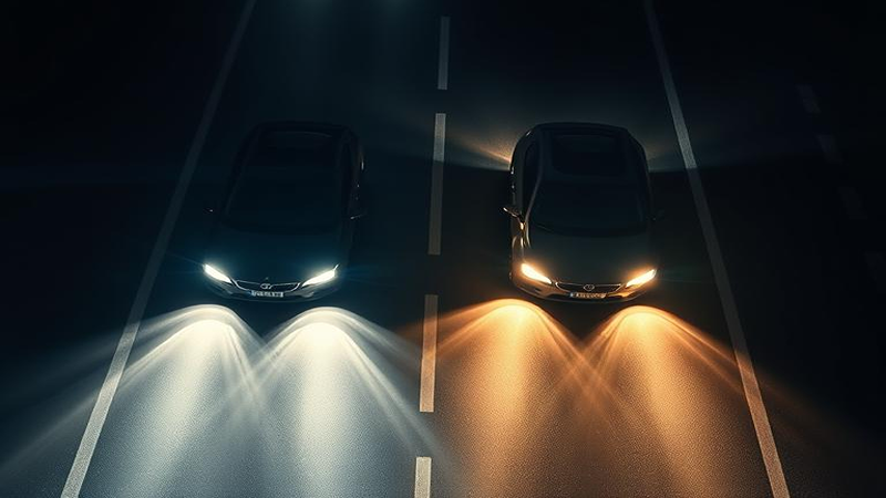 High Beam Vs Low Beam Headlights Comparison