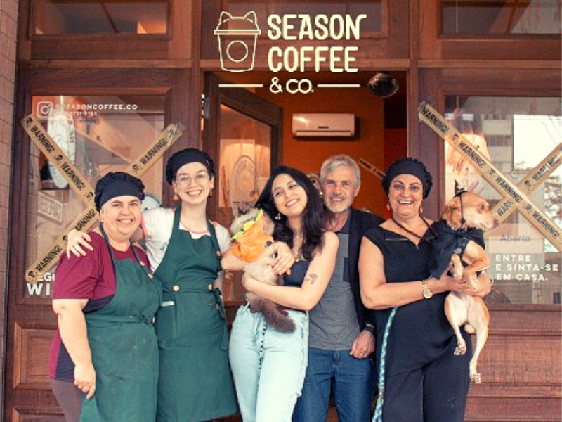Equipe do Season Coffee & Co. Foto: Reprodução: instagram.com/seasoncoffee.co/