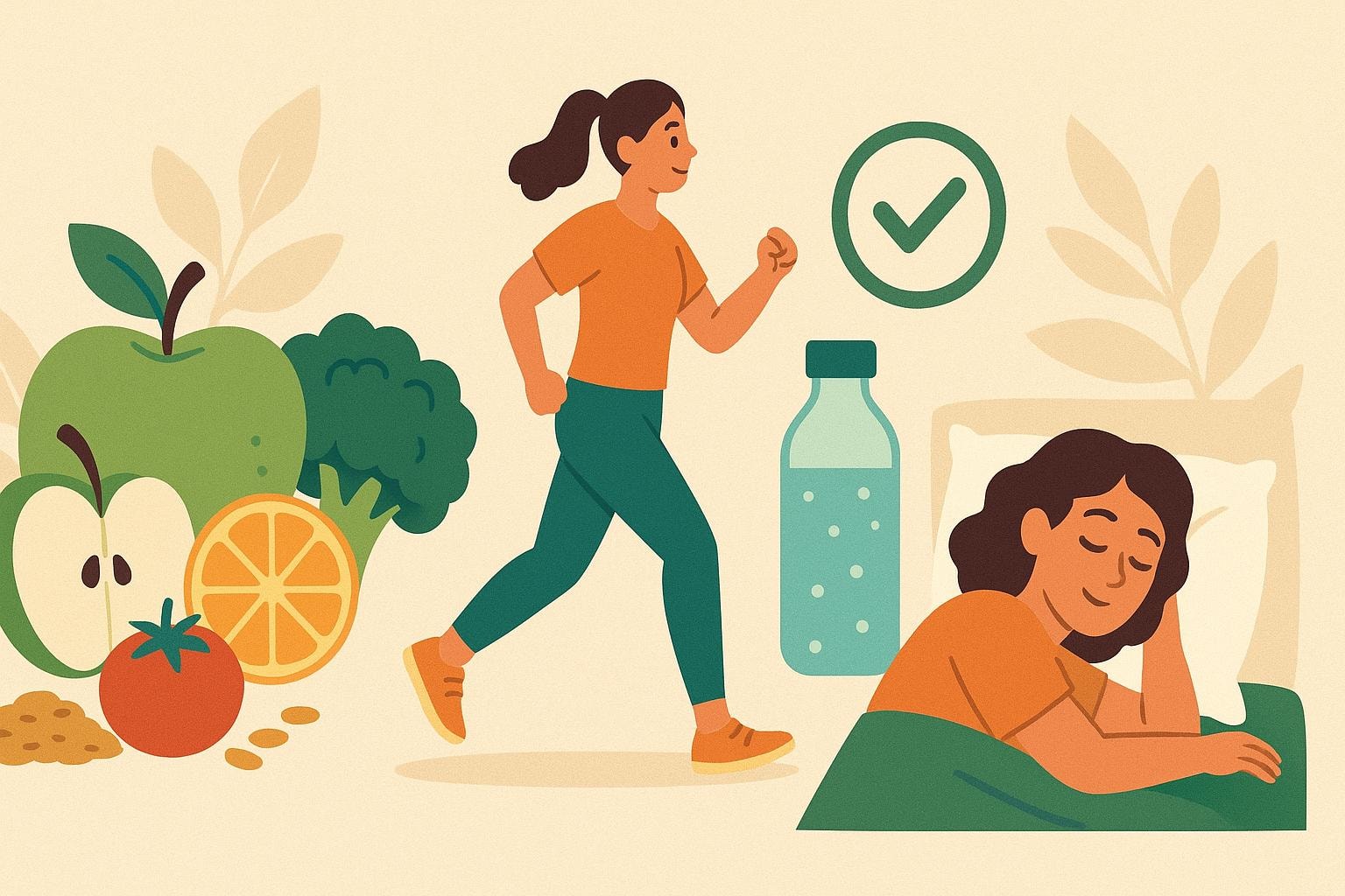 The role of nutrition, physical activity, and healthy habits