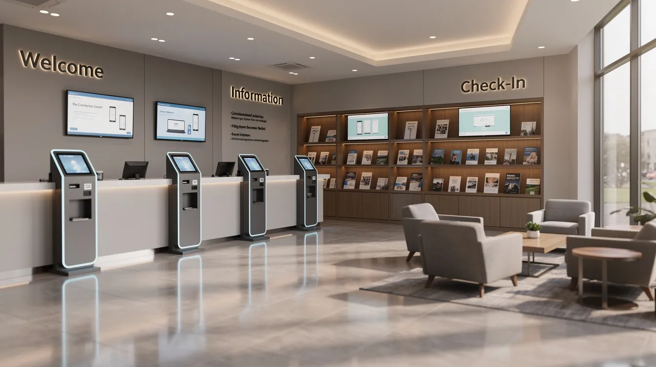 The image depicts a clean and organized retail store environment, showcasing well-maintained floors and neatly arranged display units, emphasizing the importance of professional retail cleaning services for customer satisfaction and a positive shopping experience. Light fixtures shine brightly, contributing to the overall cleanliness of the space, which is essential for attracting foot traffic.