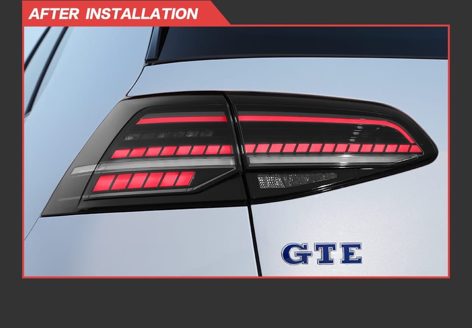 A new GOLF with rear diffuser tailights also helps in fuel economy